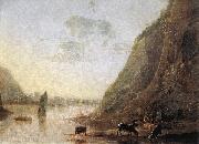 River-bank with Cows sd